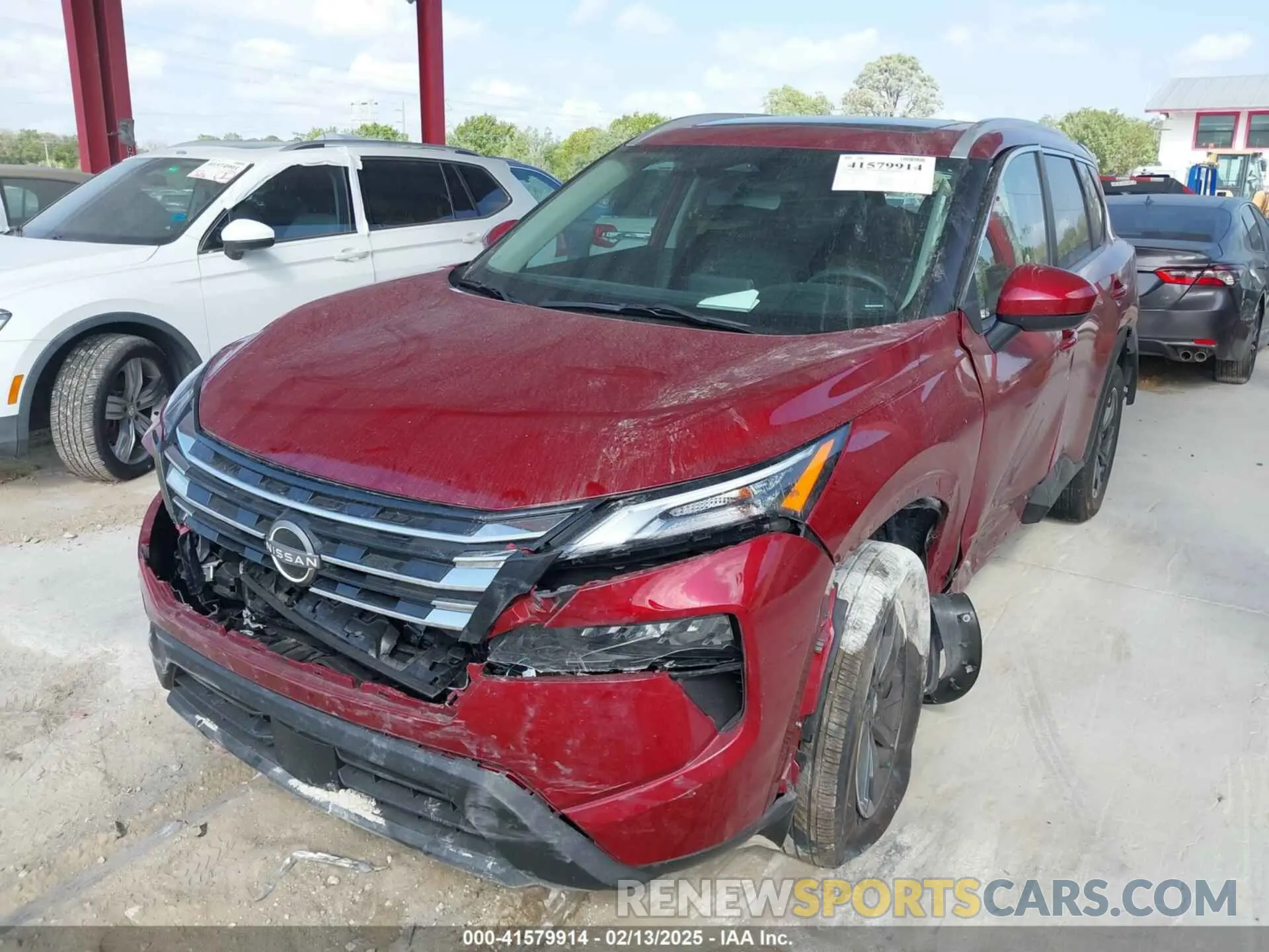 2 fotografías del automóvil dañado JN8BT3BA5RW002509 NISSAN ROGUE 2024