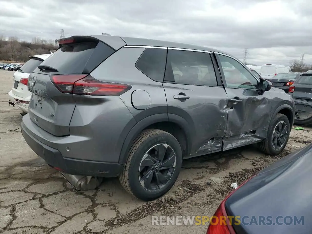 3 fotografías del automóvil dañado JN8BT3BA7RW351199 NISSAN ROGUE 2024