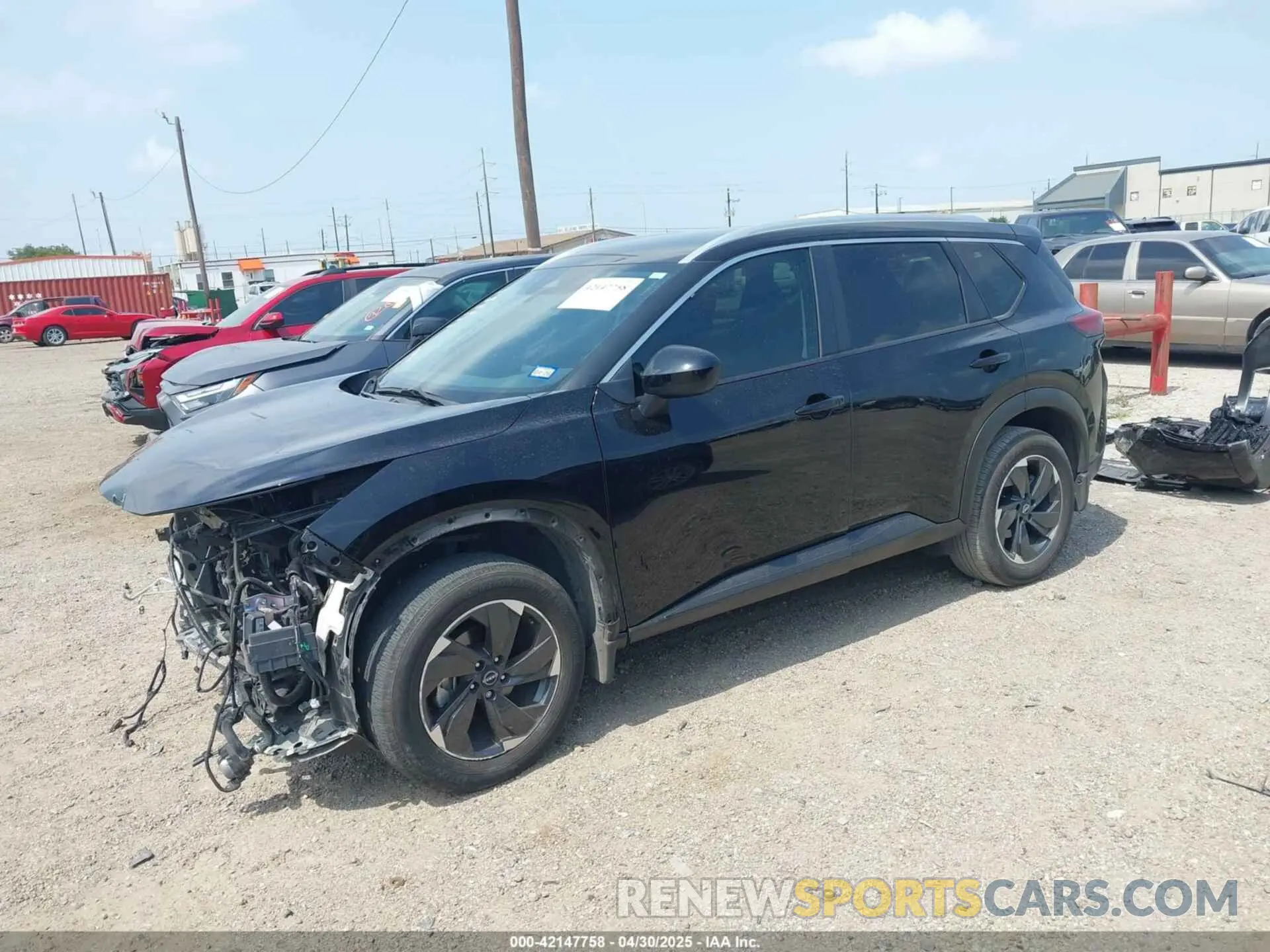2 fotografías del automóvil dañado JN8BT3BA7RW352045 NISSAN ROGUE 2024