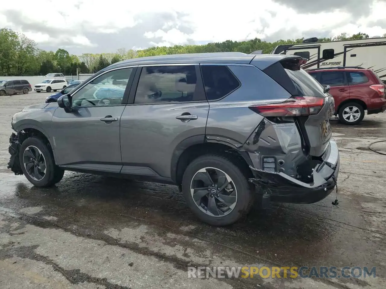 2 fotografías del automóvil dañado JN8BT3BB2RW280910 NISSAN ROGUE 2024