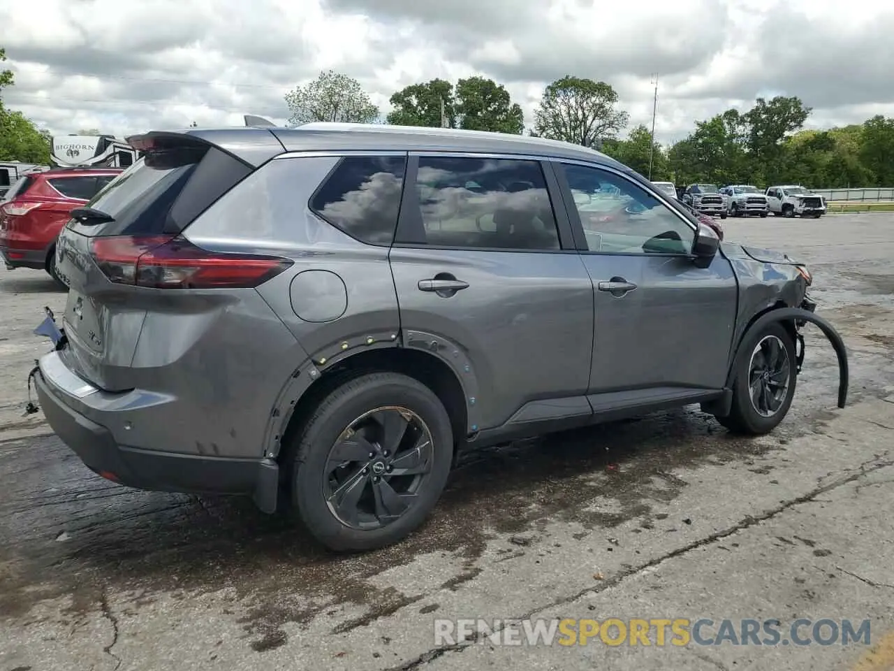 3 fotografías del automóvil dañado JN8BT3BB2RW280910 NISSAN ROGUE 2024
