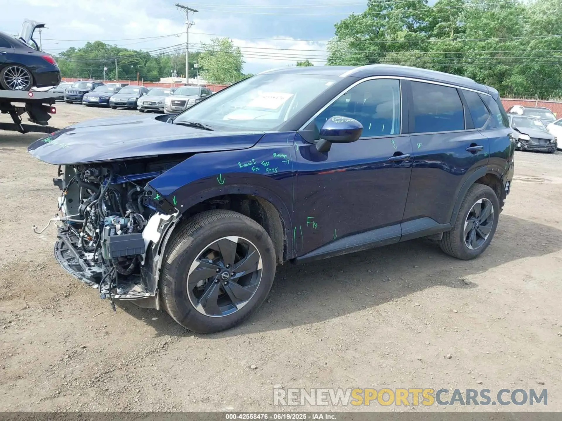 2 fotografías del automóvil dañado JN8BT3BB4RW283985 NISSAN ROGUE 2024