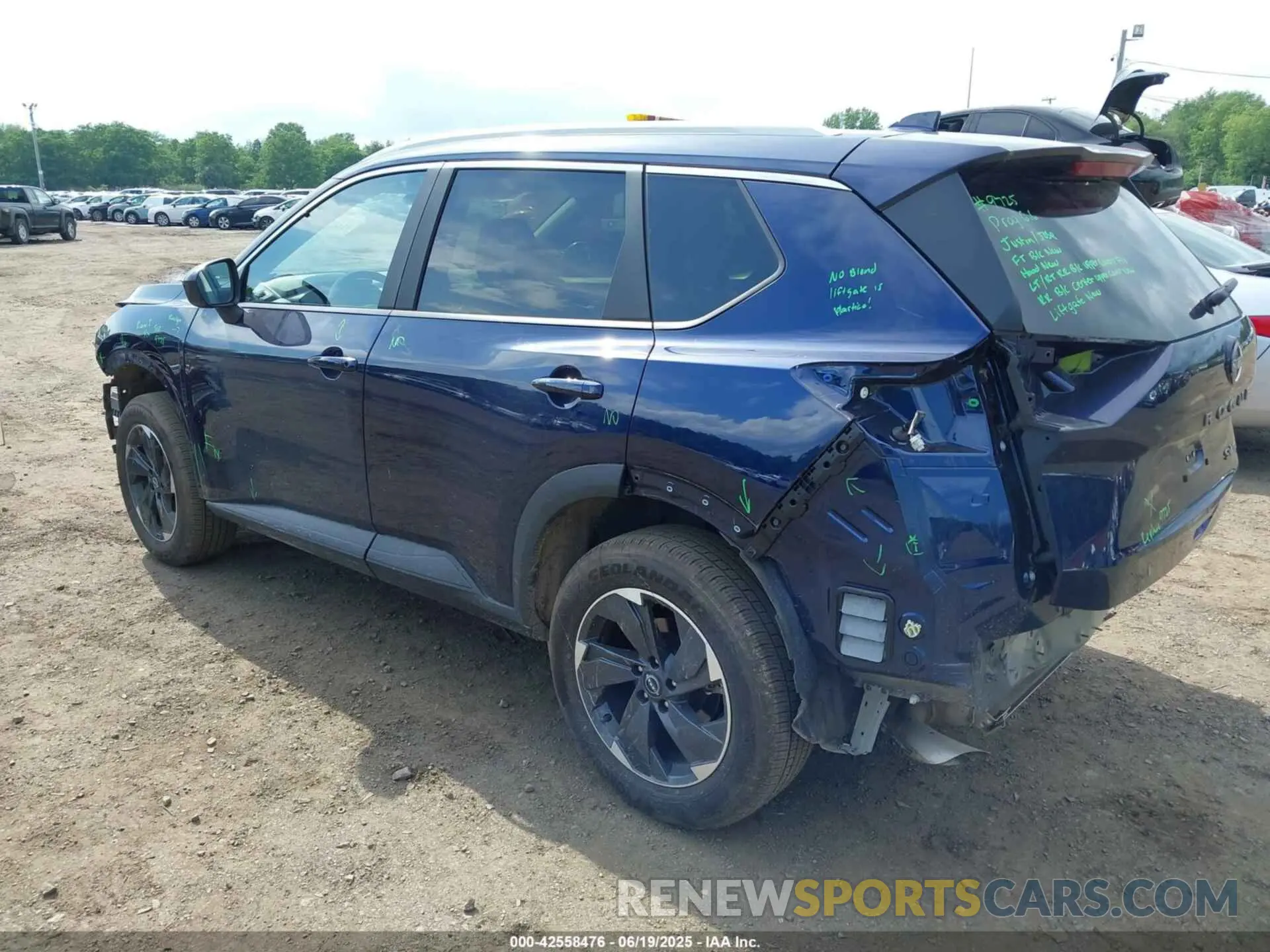 3 fotografías del automóvil dañado JN8BT3BB4RW283985 NISSAN ROGUE 2024