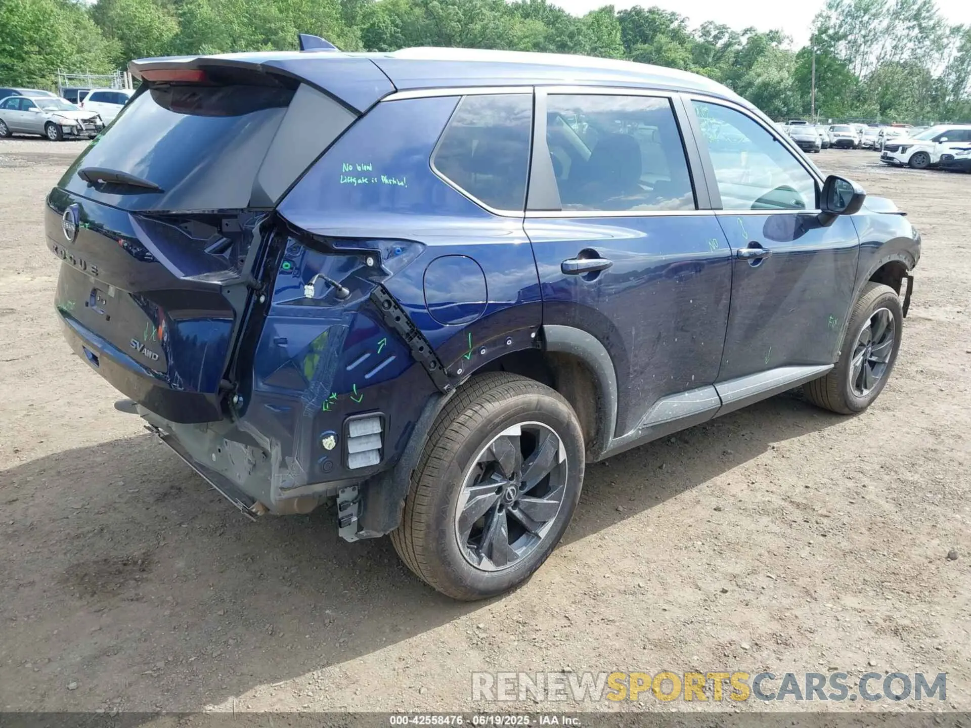 4 fotografías del automóvil dañado JN8BT3BB4RW283985 NISSAN ROGUE 2024
