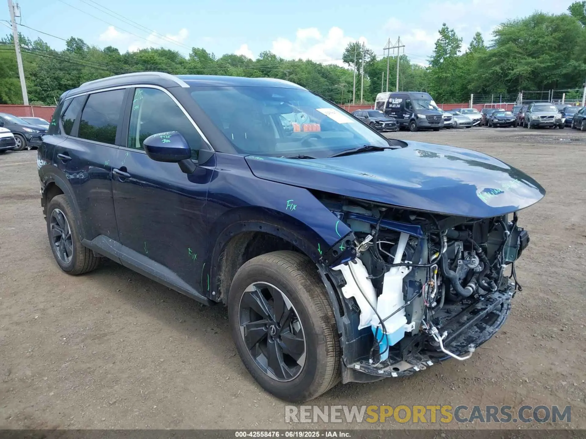 6 fotografías del automóvil dañado JN8BT3BB4RW283985 NISSAN ROGUE 2024