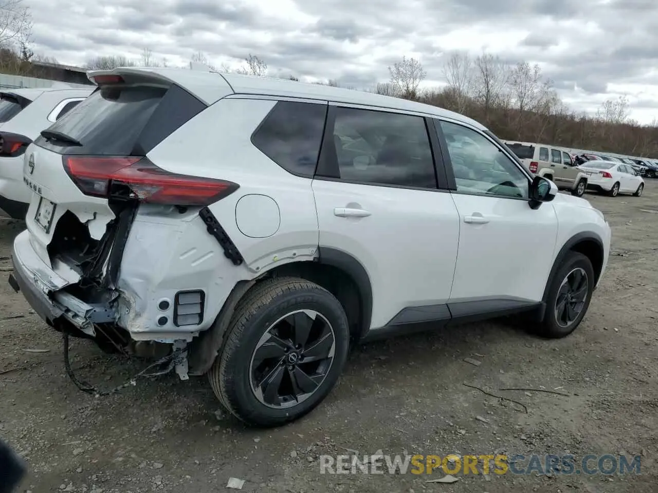 3 fotografías del automóvil dañado JN8BT3BB4RW422805 NISSAN ROGUE 2024