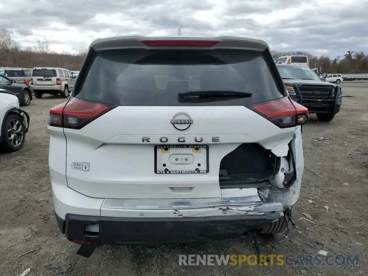 6 fotografías del automóvil dañado JN8BT3BB4RW422805 NISSAN ROGUE 2024