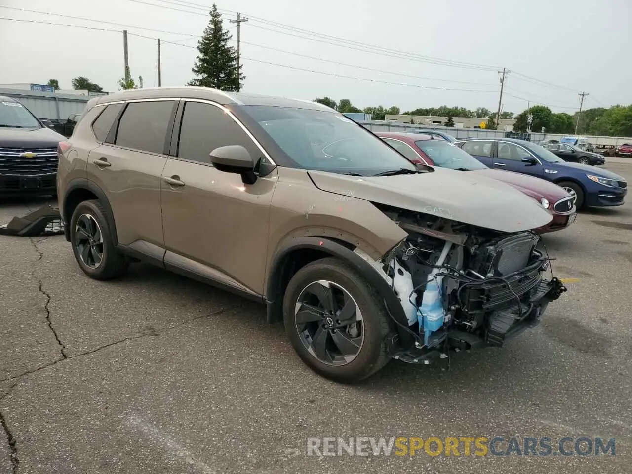4 fotografías del automóvil dañado JN8BT3BB4RW427745 NISSAN ROGUE 2024