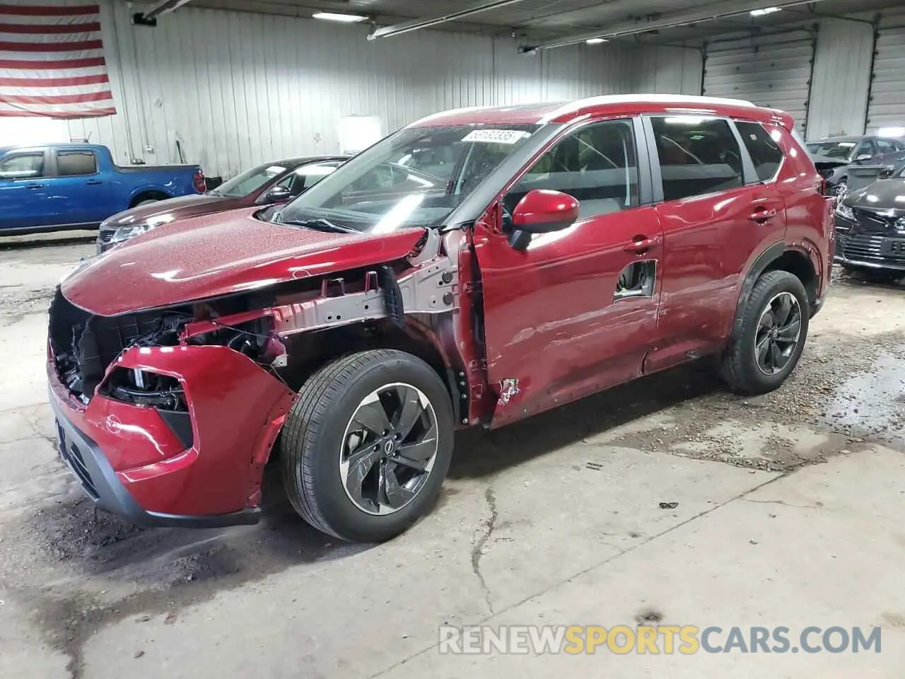 1 fotografías del automóvil dañado JN8BT3BB6RW172595 NISSAN ROGUE 2024