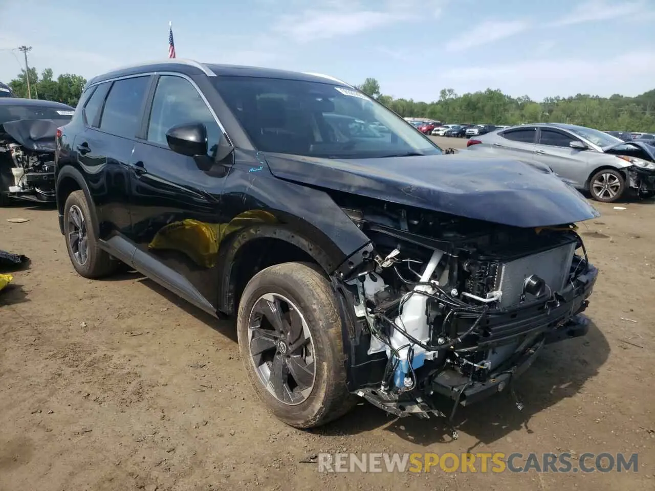 4 fotografías del automóvil dañado JN8BT3BB7RW180494 NISSAN ROGUE 2024