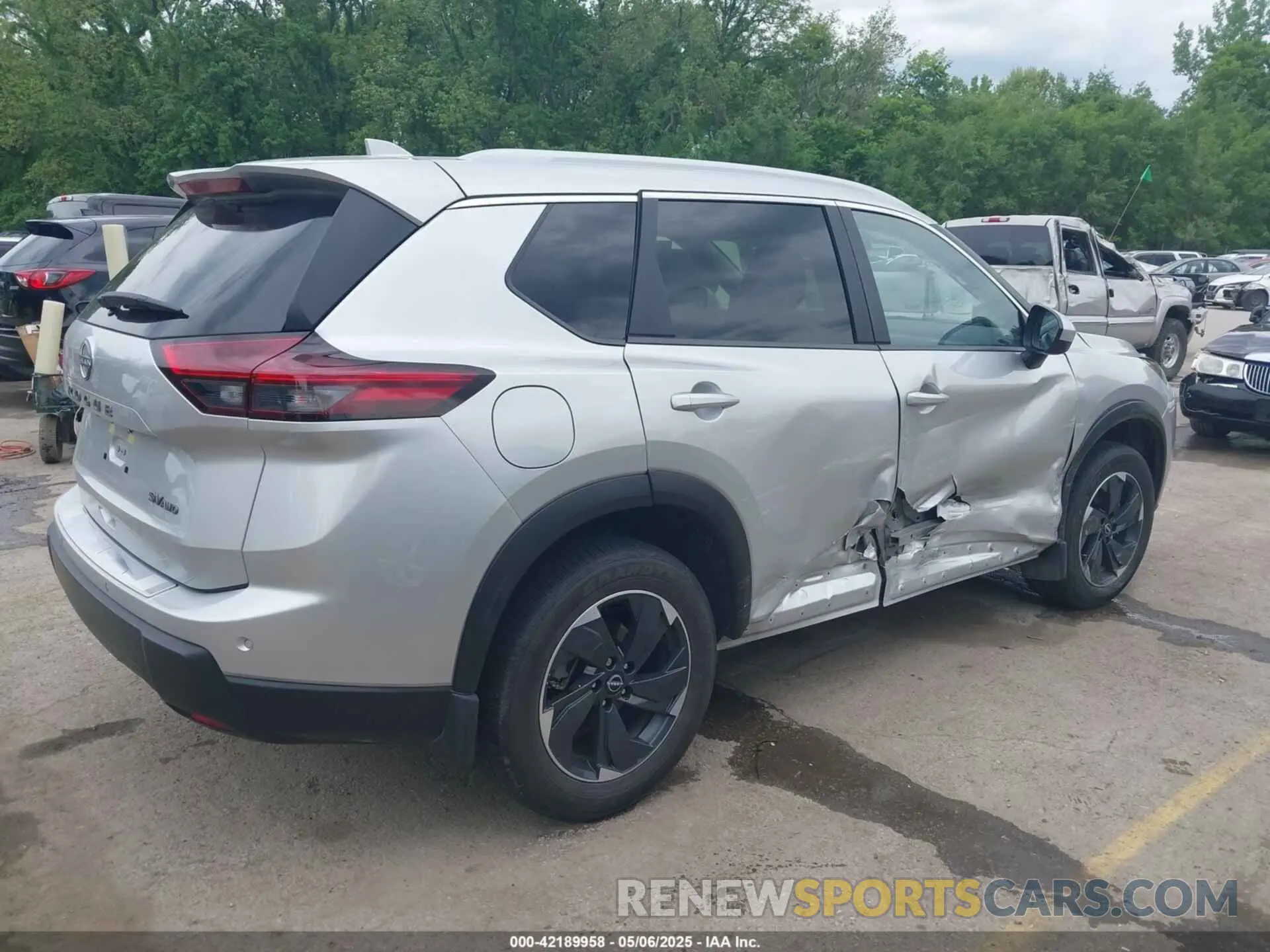 4 fotografías del automóvil dañado JN8BT3BB7RW434916 NISSAN ROGUE 2024