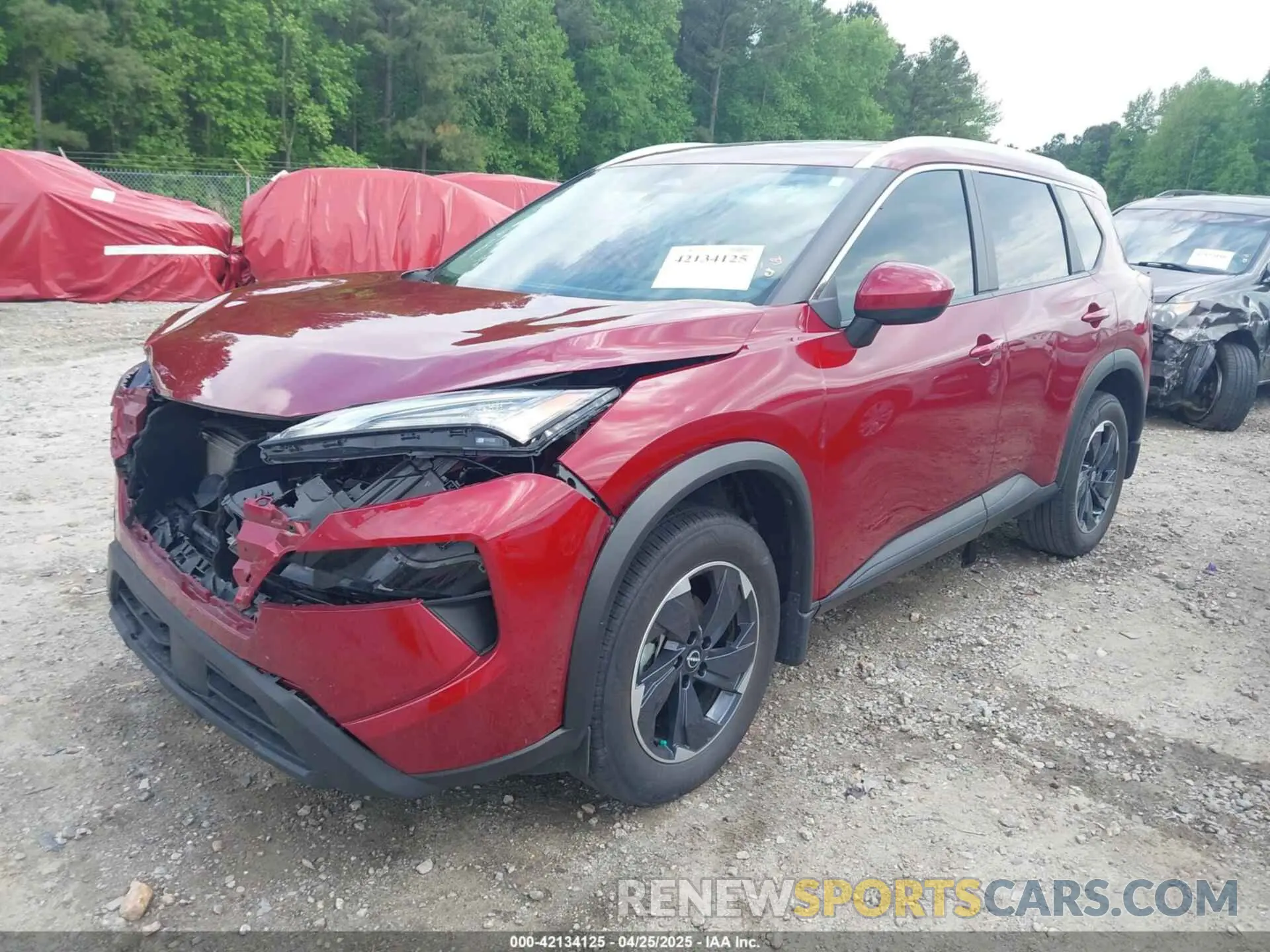 2 fotografías del automóvil dañado JN8BT3BB9RW171666 NISSAN ROGUE 2024