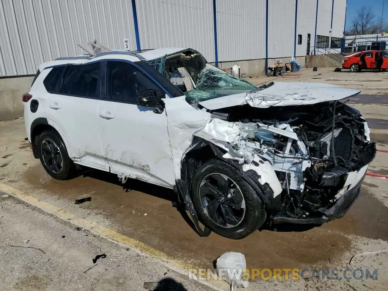 4 fotografías del automóvil dañado JN8BT3BB9RW280113 NISSAN ROGUE 2024