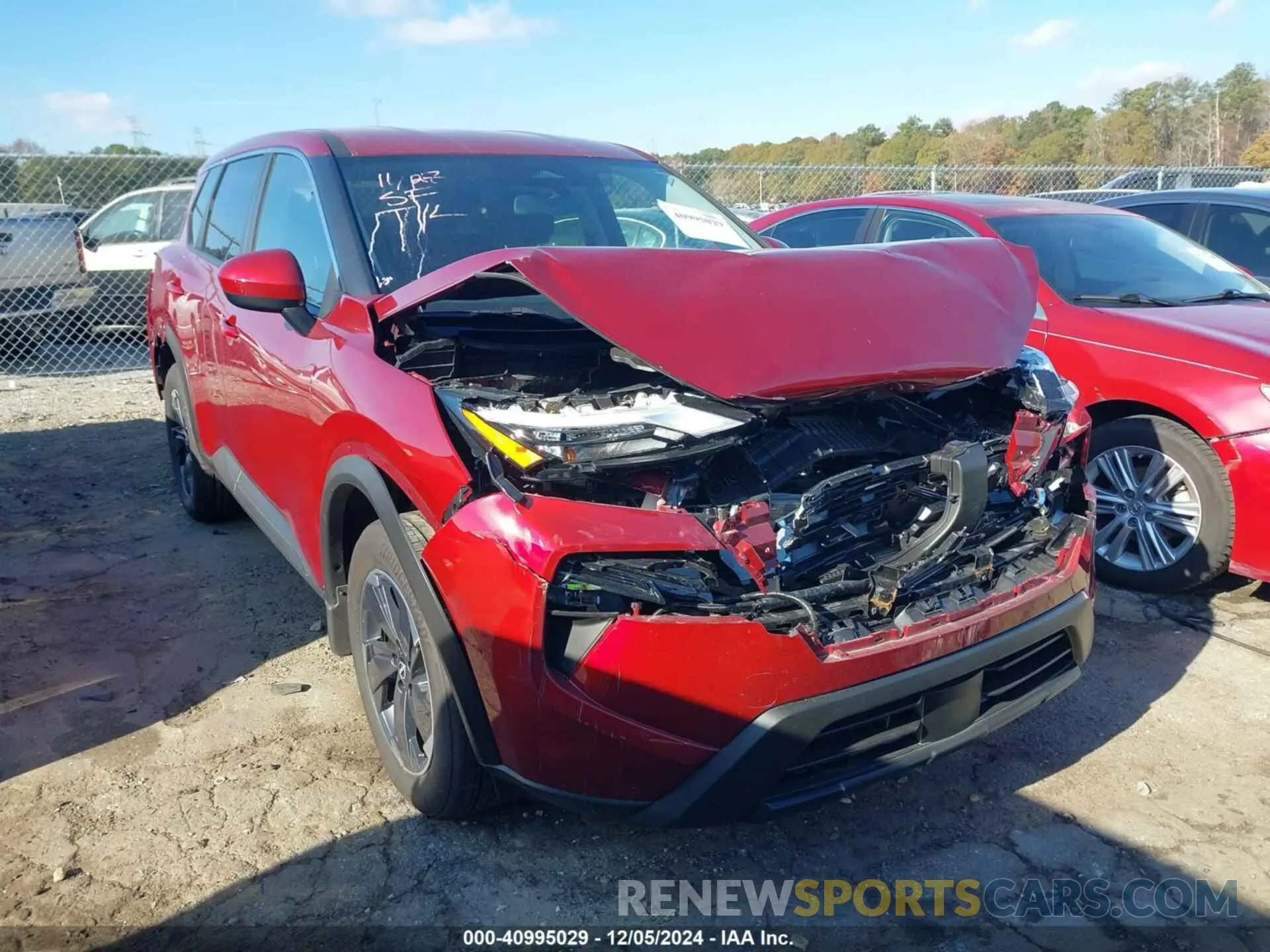 1 fotografías del automóvil dañado JN8BT3BBXRW171563 NISSAN ROGUE 2024