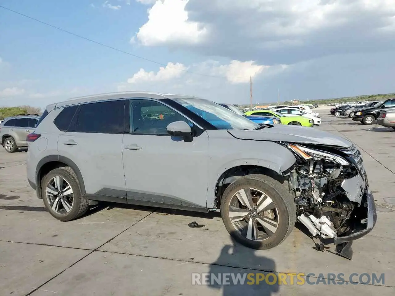 4 fotografías del automóvil dañado JN8BT3CAXRW356671 NISSAN ROGUE 2024