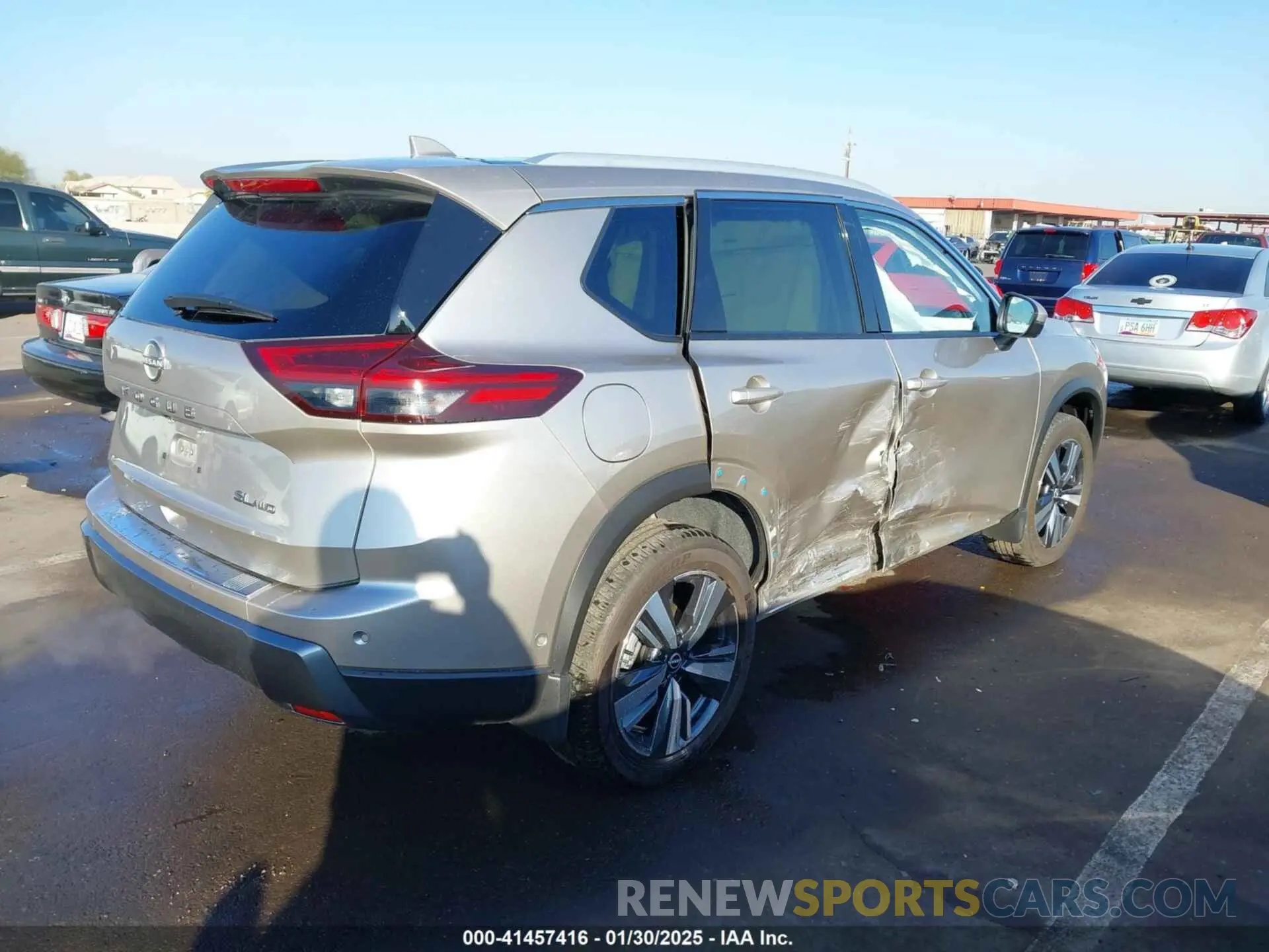 4 fotografías del automóvil dañado JN8BT3CB7RW440116 NISSAN ROGUE 2024