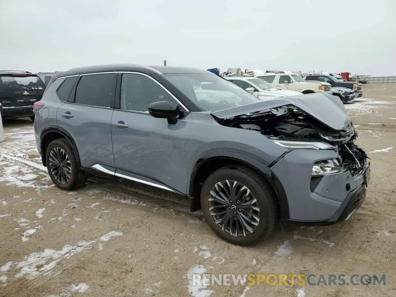 4 fotografías del automóvil dañado JN8BT3DC2RW072130 NISSAN ROGUE 2024