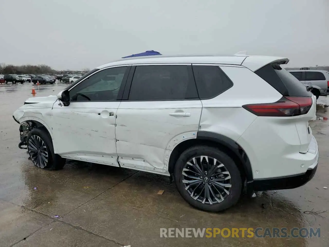 2 fotografías del automóvil dañado JN8BT3DC4RW380402 NISSAN ROGUE 2024