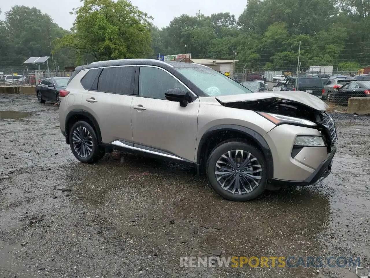 4 fotografías del automóvil dañado JN8BT3DD6RW455206 NISSAN ROGUE 2024
