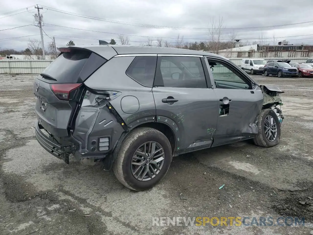 3 fotografías del automóvil dañado 5N1BT3AB0SC790995 NISSAN ROGUE 2025
