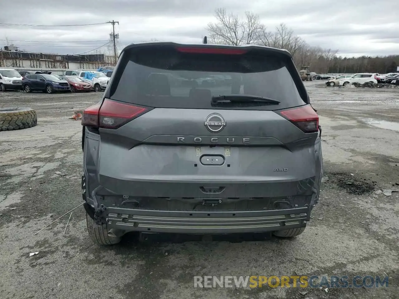 6 fotografías del automóvil dañado 5N1BT3AB0SC790995 NISSAN ROGUE 2025