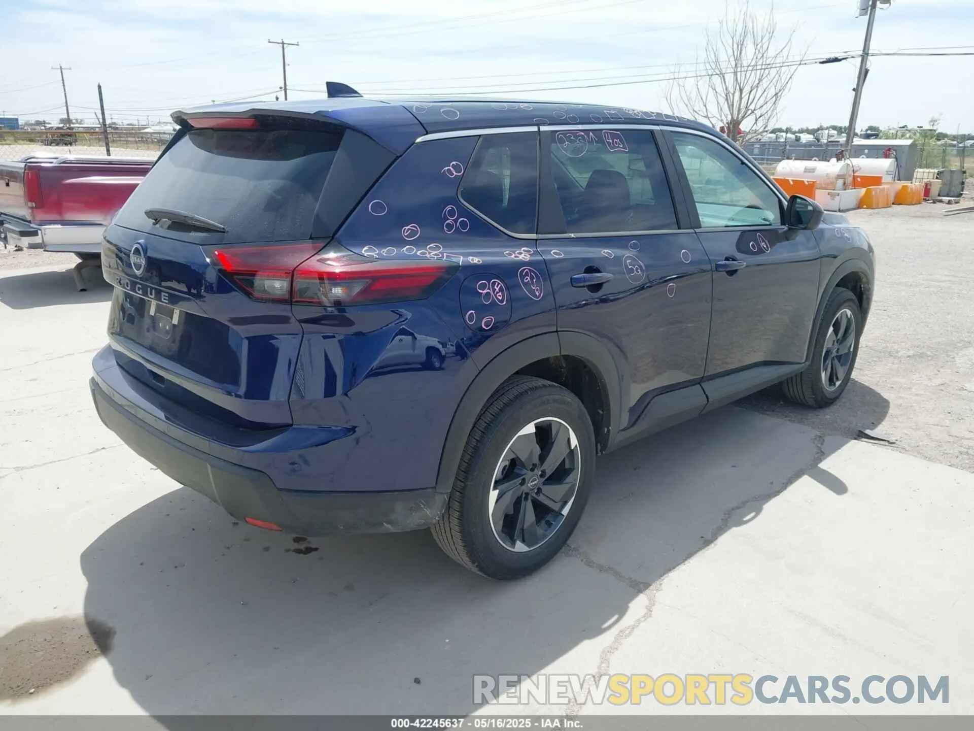 4 fotografías del automóvil dañado 5N1BT3BA1SC801203 NISSAN ROGUE 2025