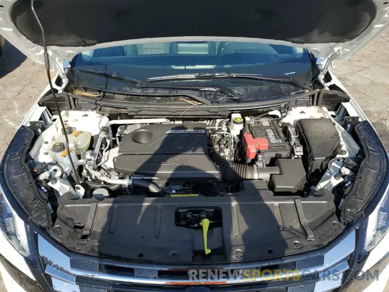 12 fotografías del automóvil dañado 5N1BT3BB4SC810051 NISSAN ROGUE 2025