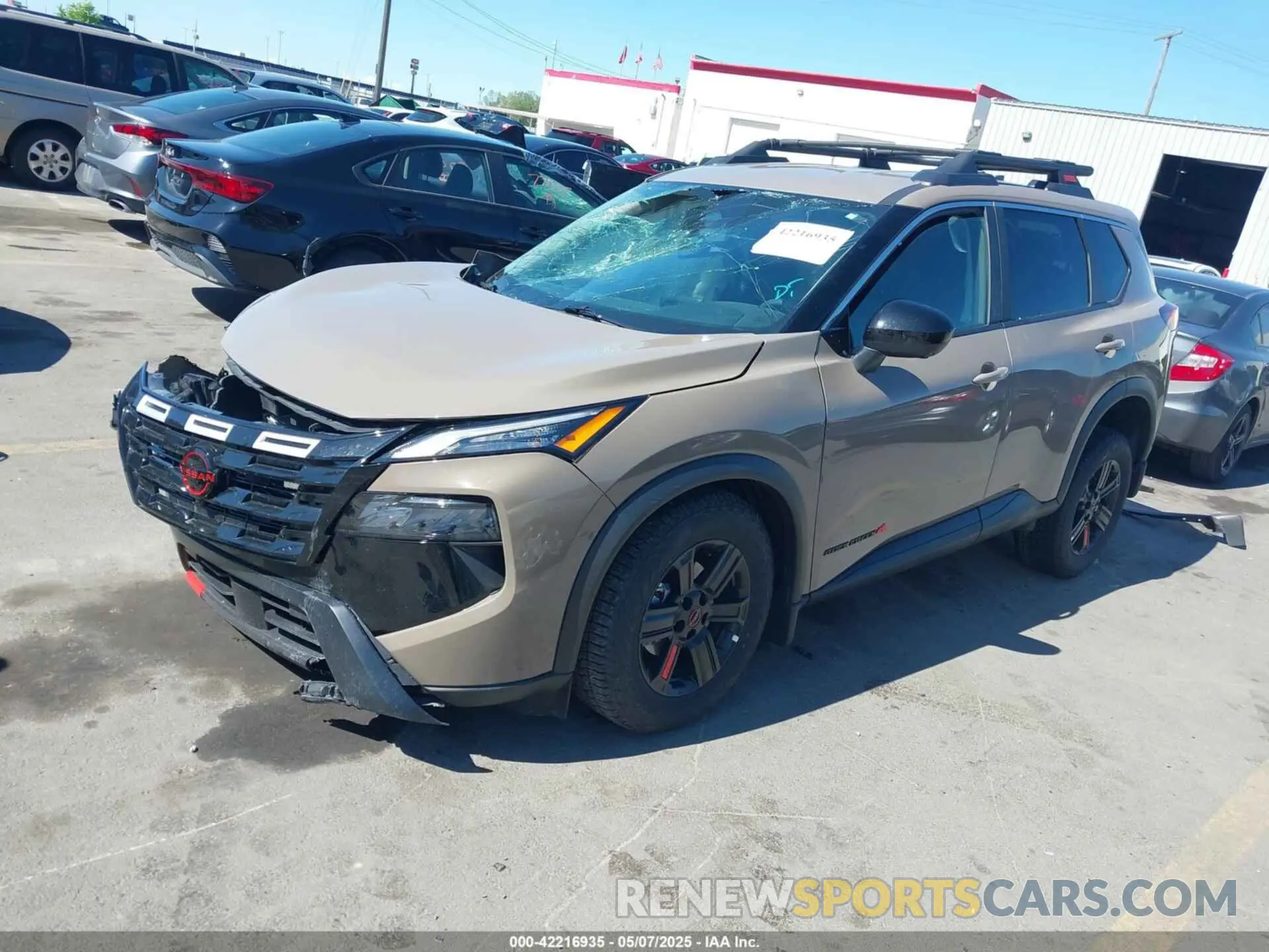 2 fotografías del automóvil dañado 5N1BT3BB6SC763850 NISSAN ROGUE 2025