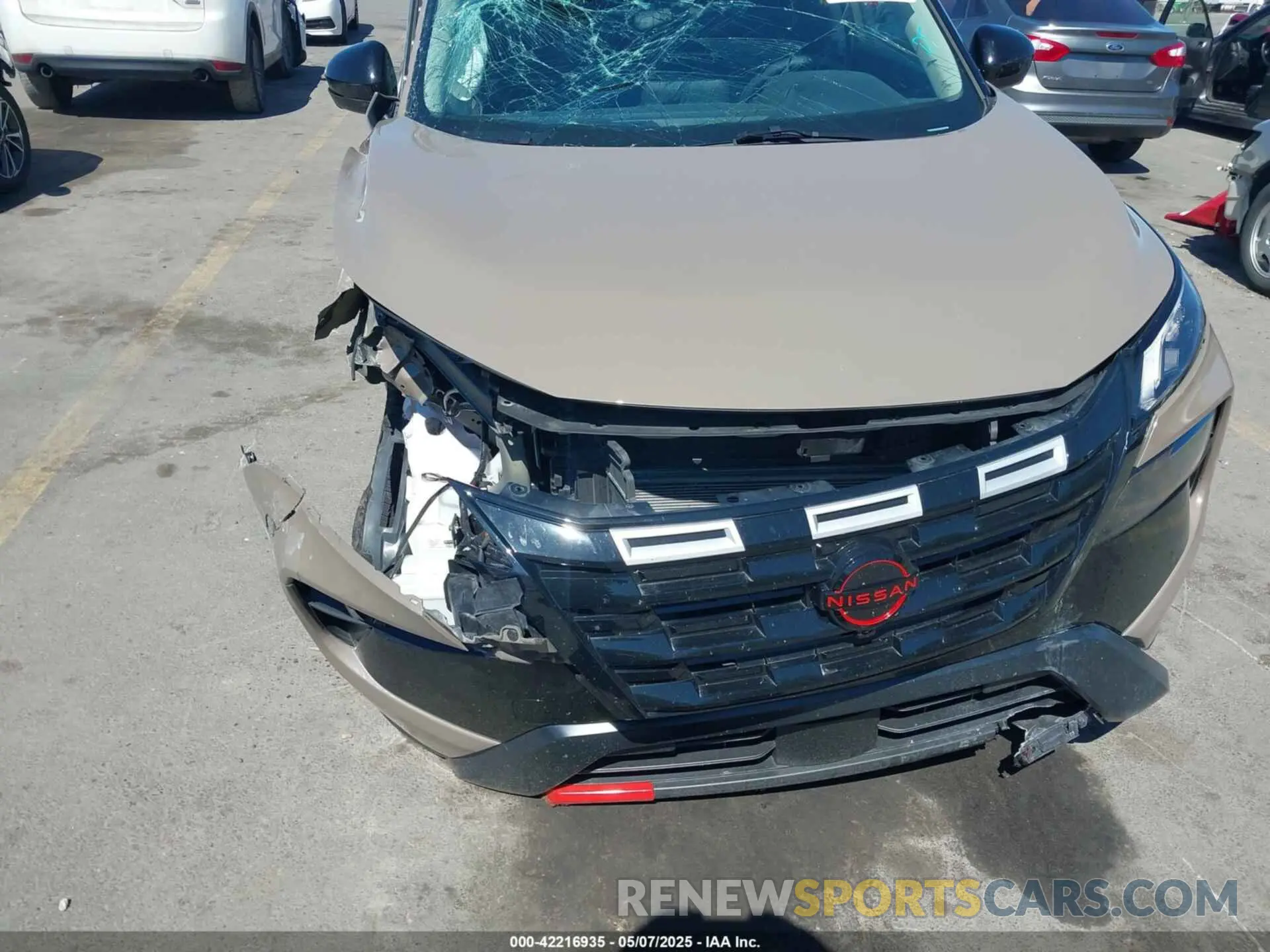 6 fotografías del automóvil dañado 5N1BT3BB6SC763850 NISSAN ROGUE 2025