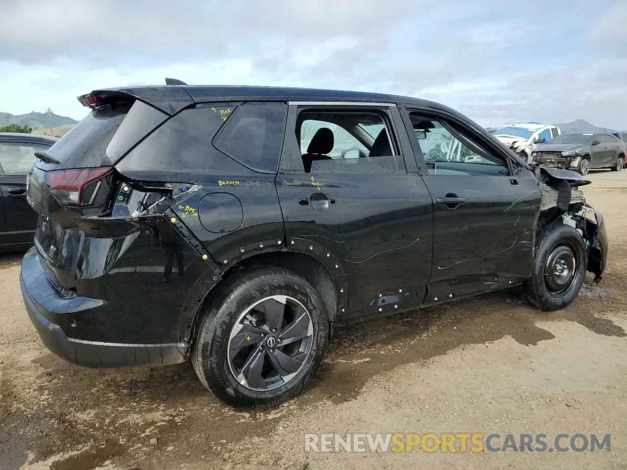 3 fotografías del automóvil dañado 5N1BT3BB6SC829068 NISSAN ROGUE 2025