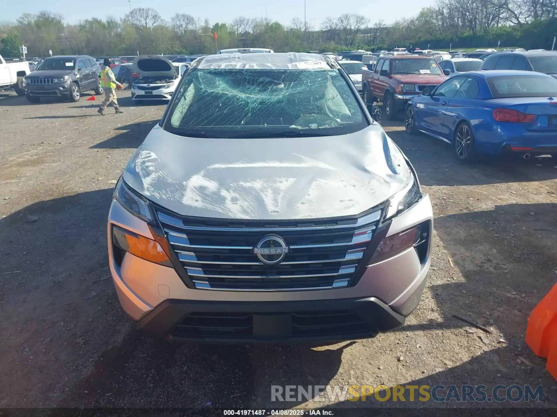 12 fotografías del automóvil dañado JN8BT3BA2SW001968 NISSAN ROGUE 2025