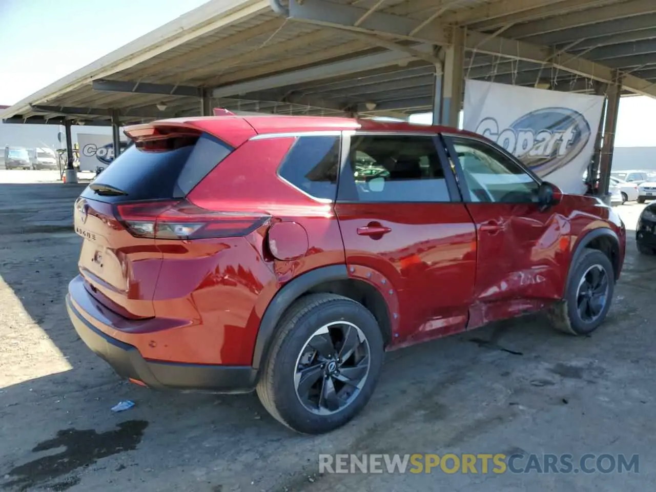 3 fotografías del automóvil dañado JN8BT3BA9SW343109 NISSAN ROGUE 2025