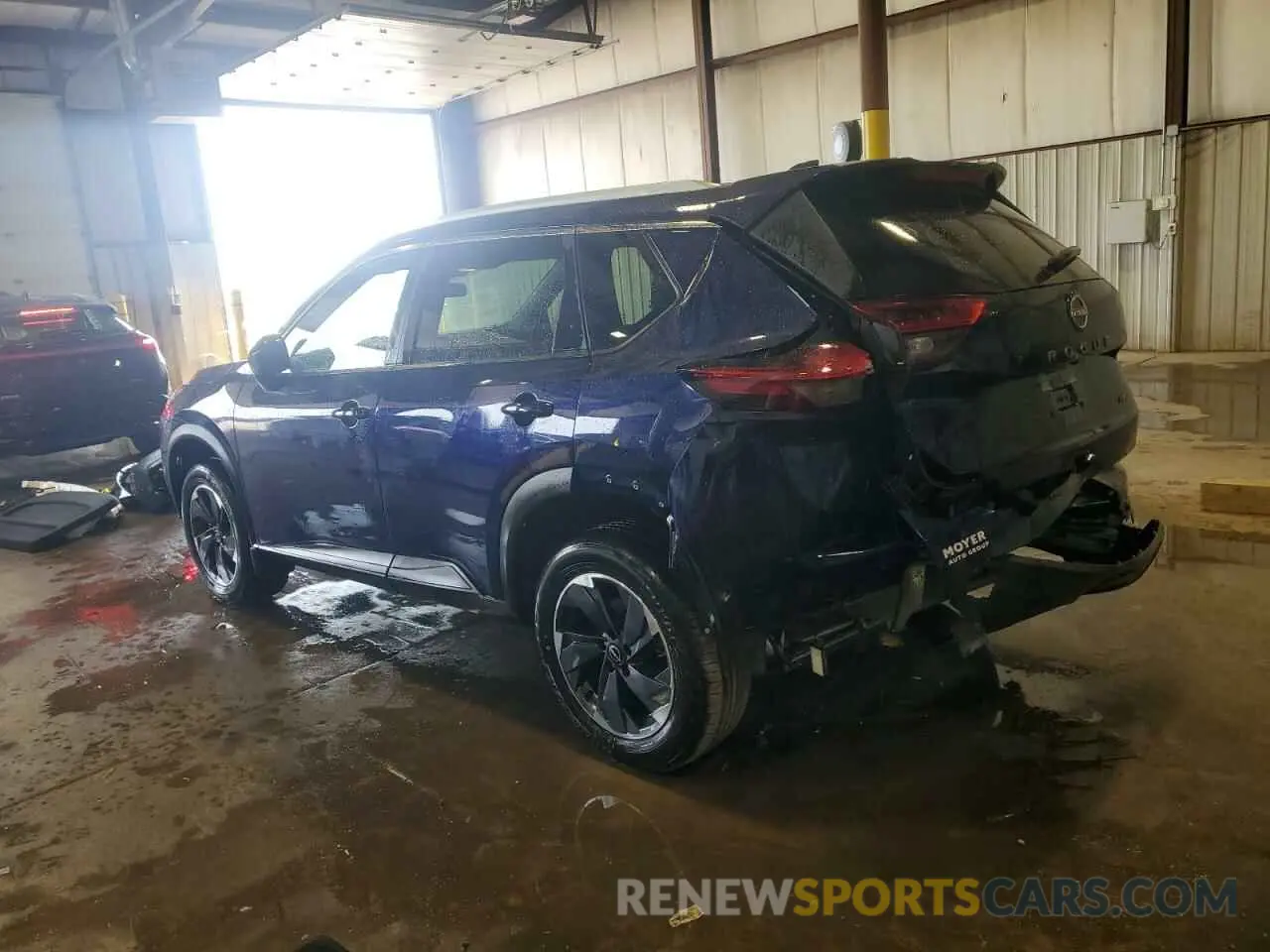 2 fotografías del automóvil dañado JN8BT3BB6SW149100 NISSAN ROGUE 2025