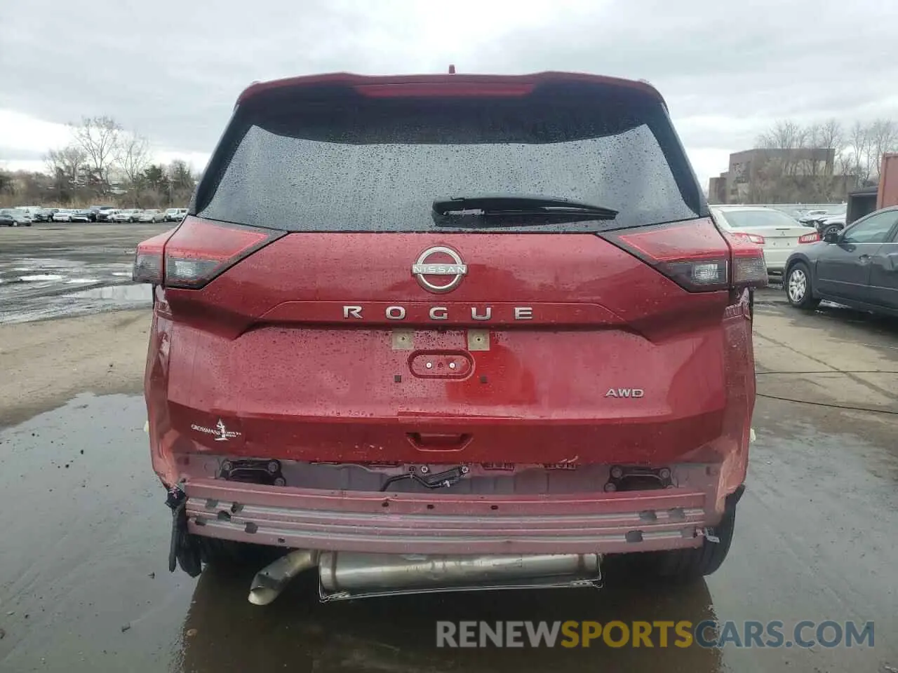6 fotografías del automóvil dañado JN8BT3BBXSW410485 NISSAN ROGUE 2025