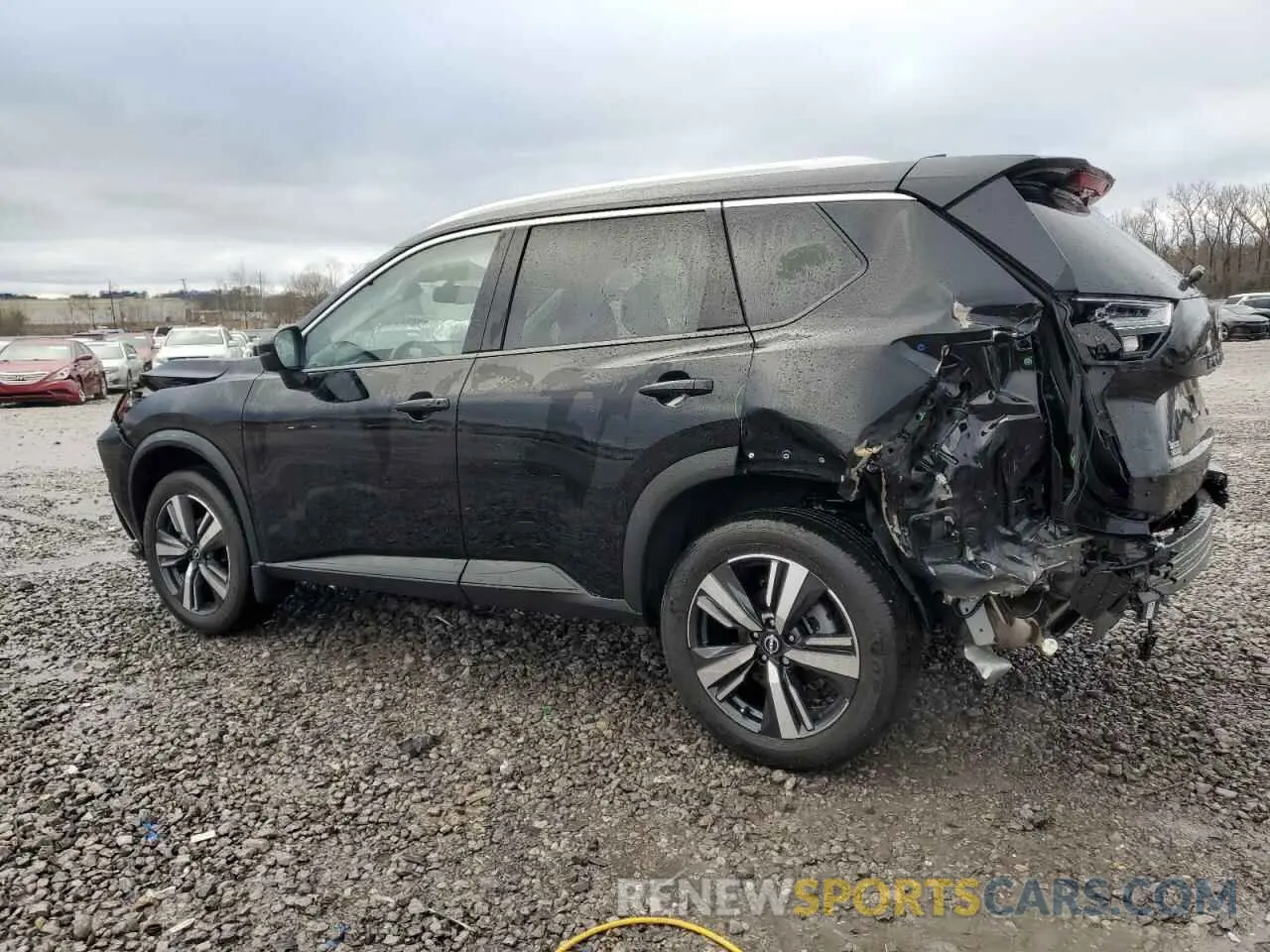 2 fotografías del automóvil dañado JN8BT3CA3SW000178 NISSAN ROGUE 2025