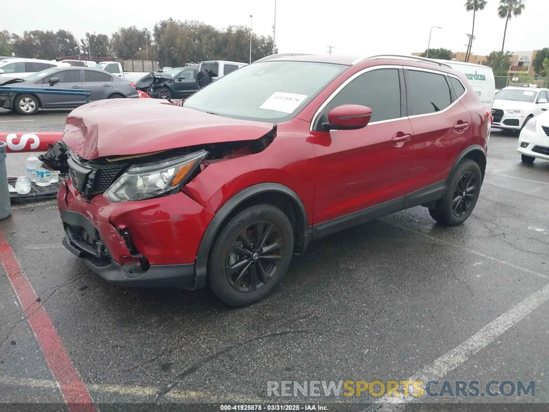 2 fotografías del automóvil dañado JN1BJ1CPXKW242558 NISSAN ROGUE SPORT 2019