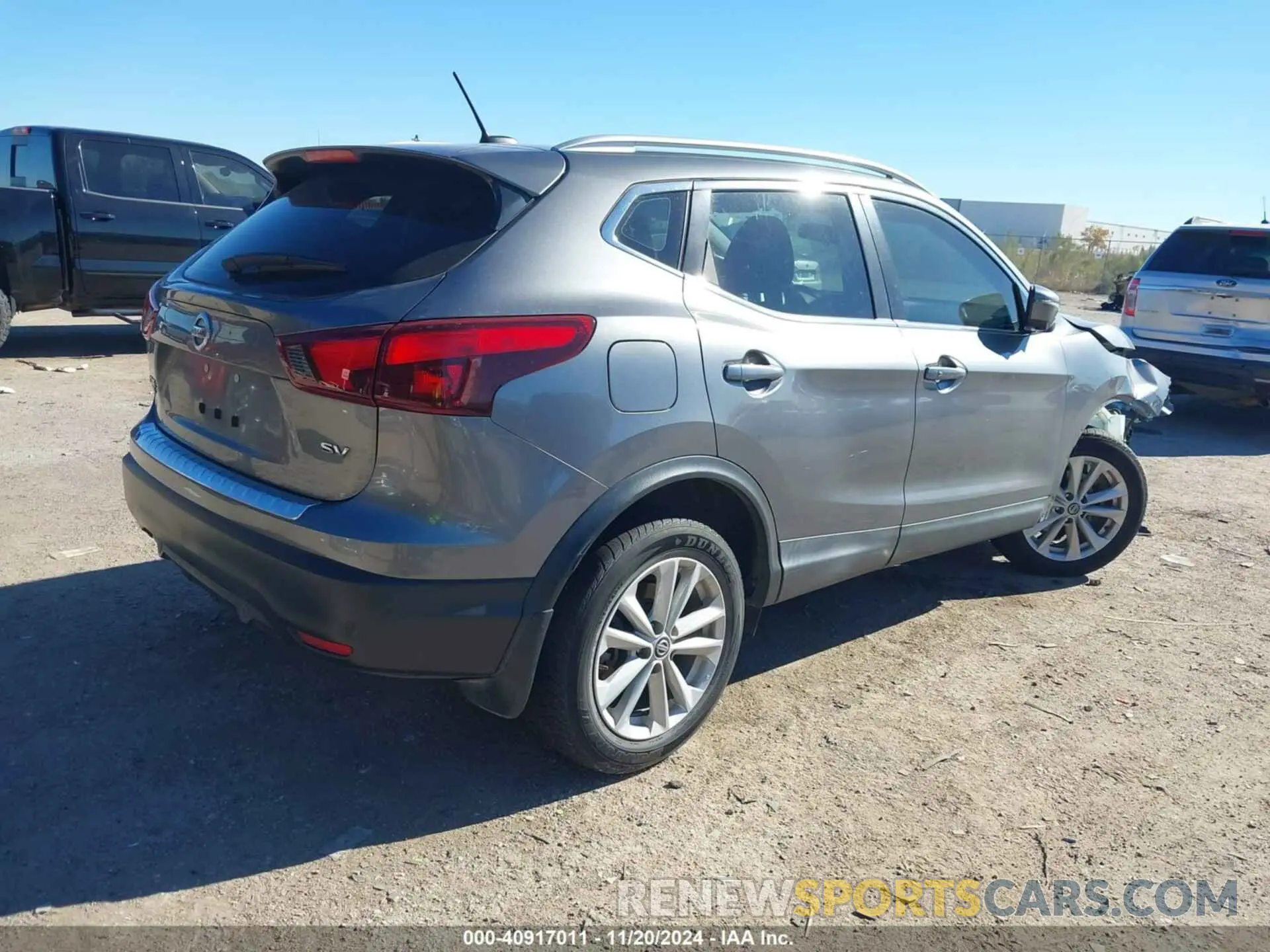 4 fotografías del automóvil dañado JN1BJ1CPXKW242592 NISSAN ROGUE SPORT 2019