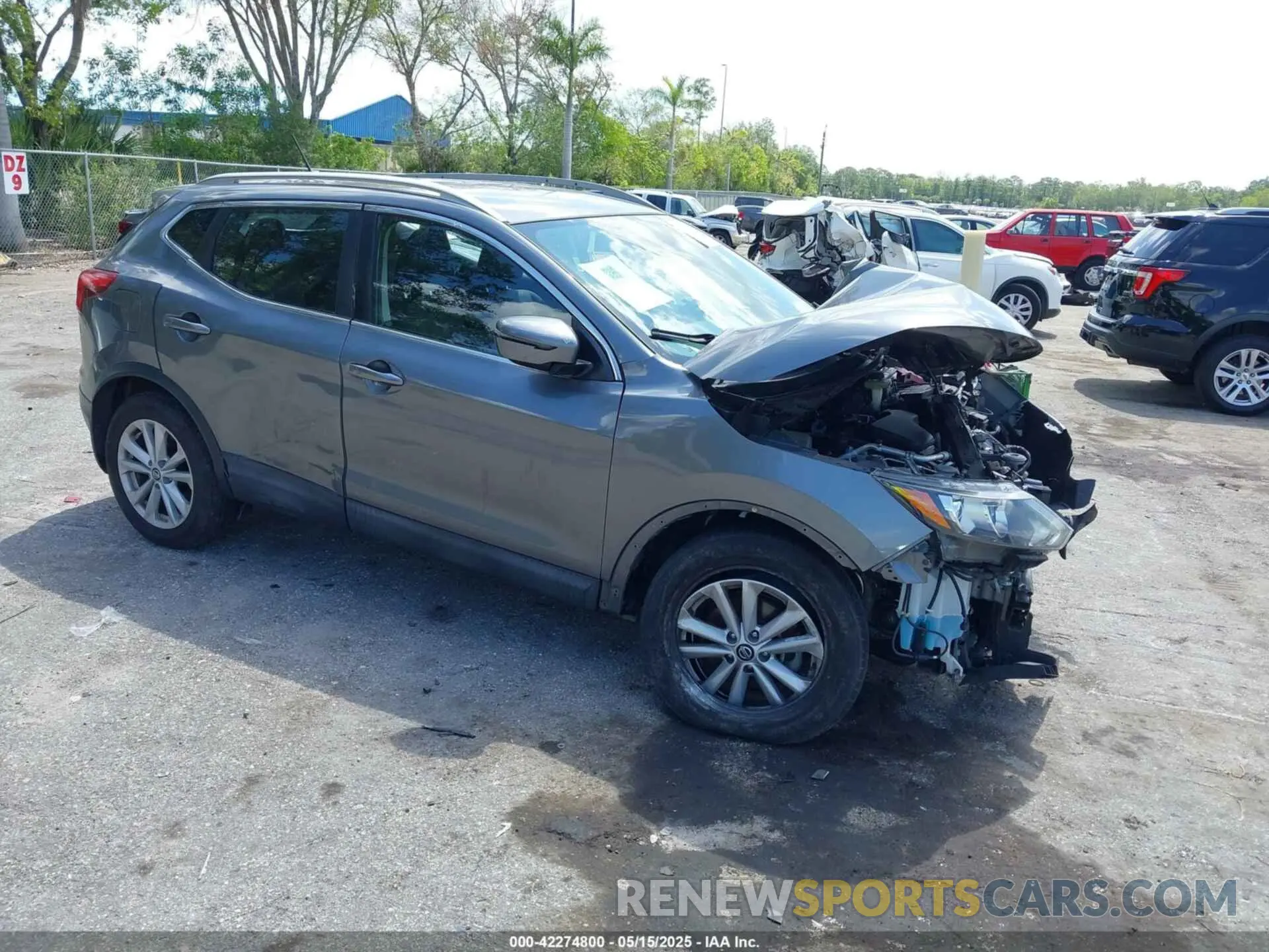 1 fotografías del automóvil dañado JN1BJ1CR3KW623332 NISSAN ROGUE SPORT 2019