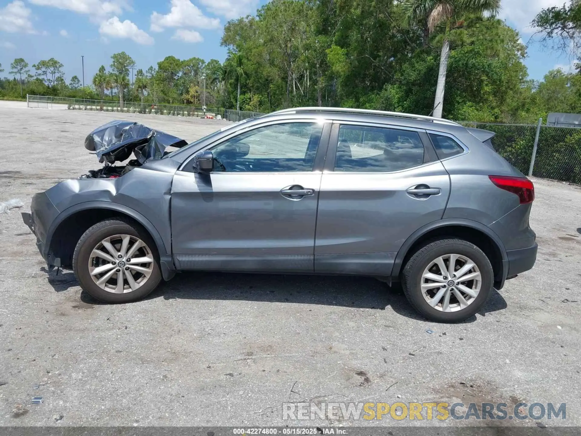 15 fotografías del automóvil dañado JN1BJ1CR3KW623332 NISSAN ROGUE SPORT 2019