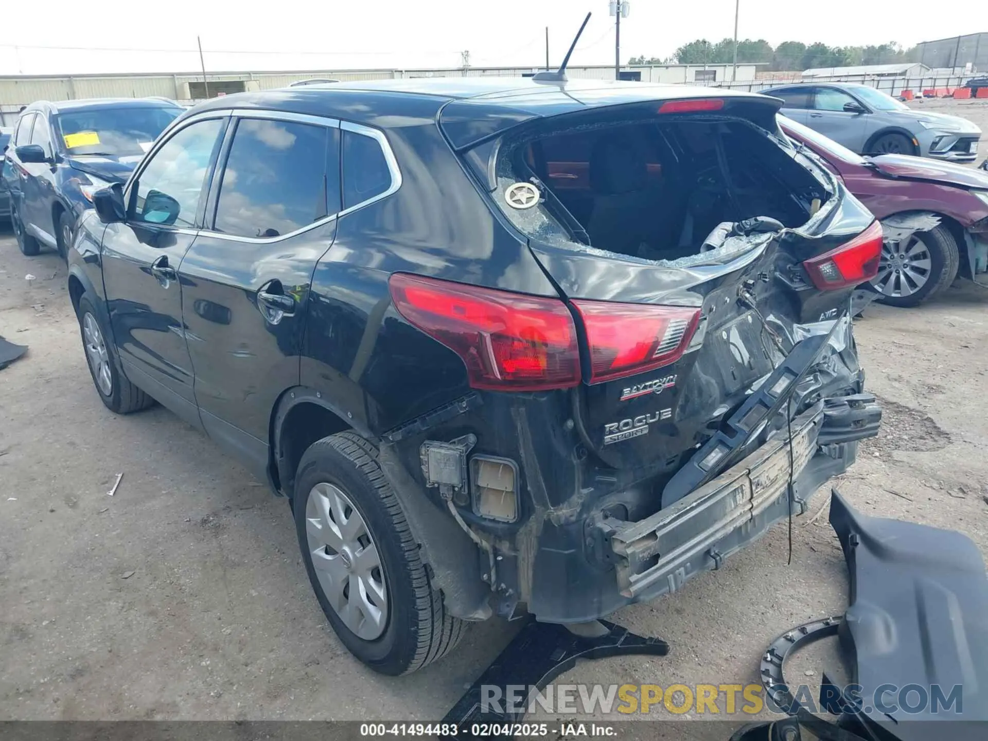 3 fotografías del automóvil dañado JN1BJ1CR3KW628773 NISSAN ROGUE SPORT 2019