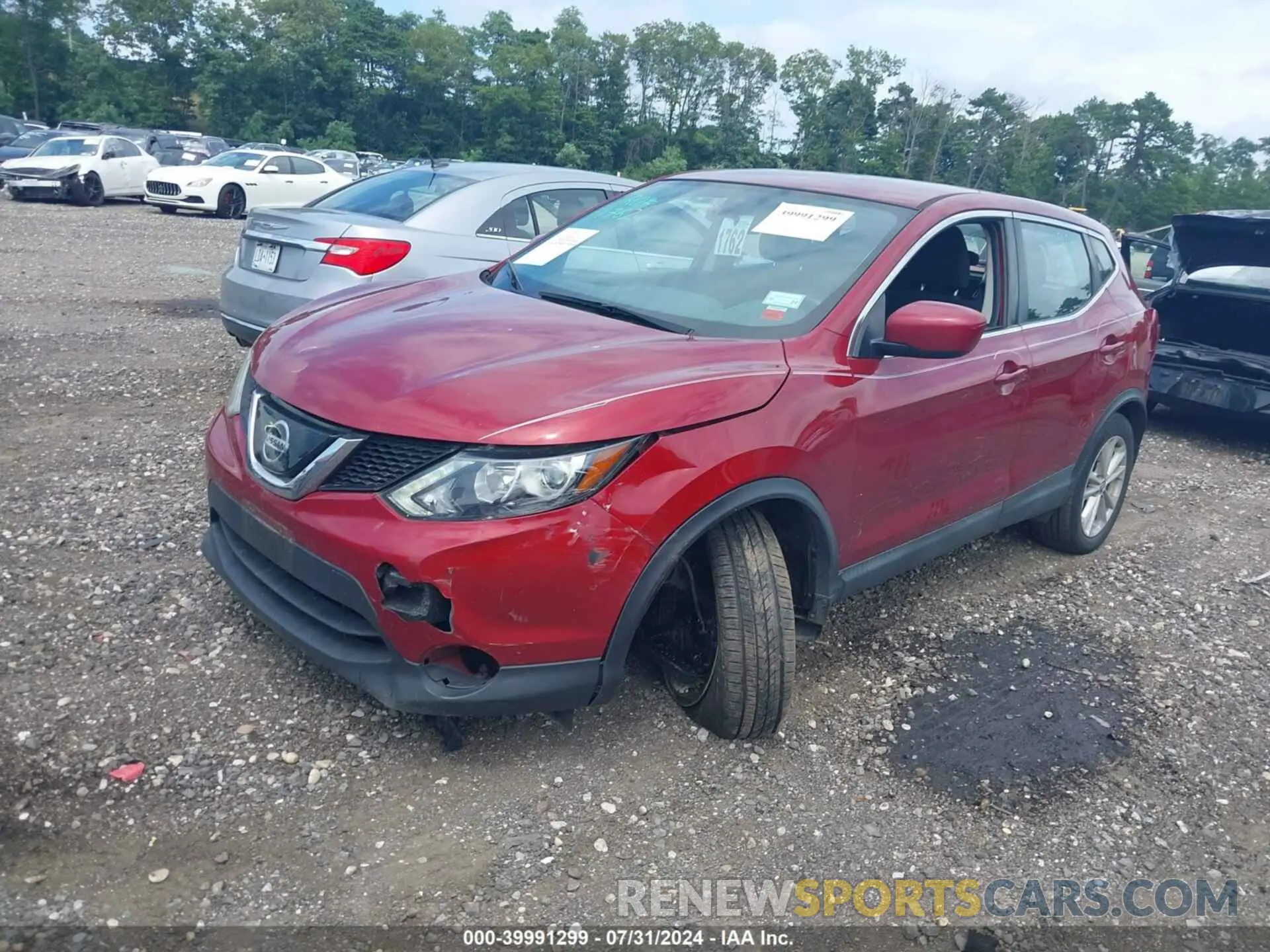 2 fotografías del automóvil dañado JN1BJ1CR7KW321946 NISSAN ROGUE SPORT 2019