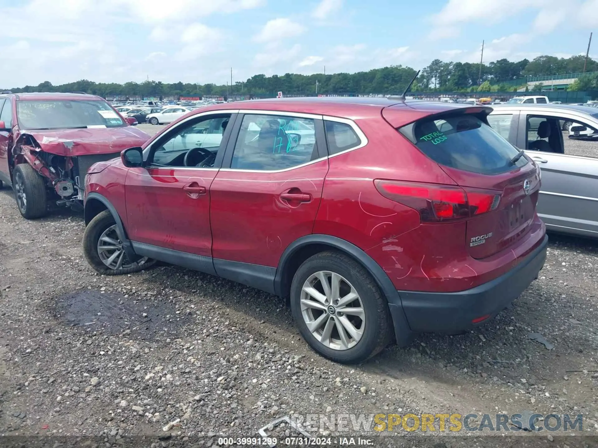 3 fotografías del automóvil dañado JN1BJ1CR7KW321946 NISSAN ROGUE SPORT 2019