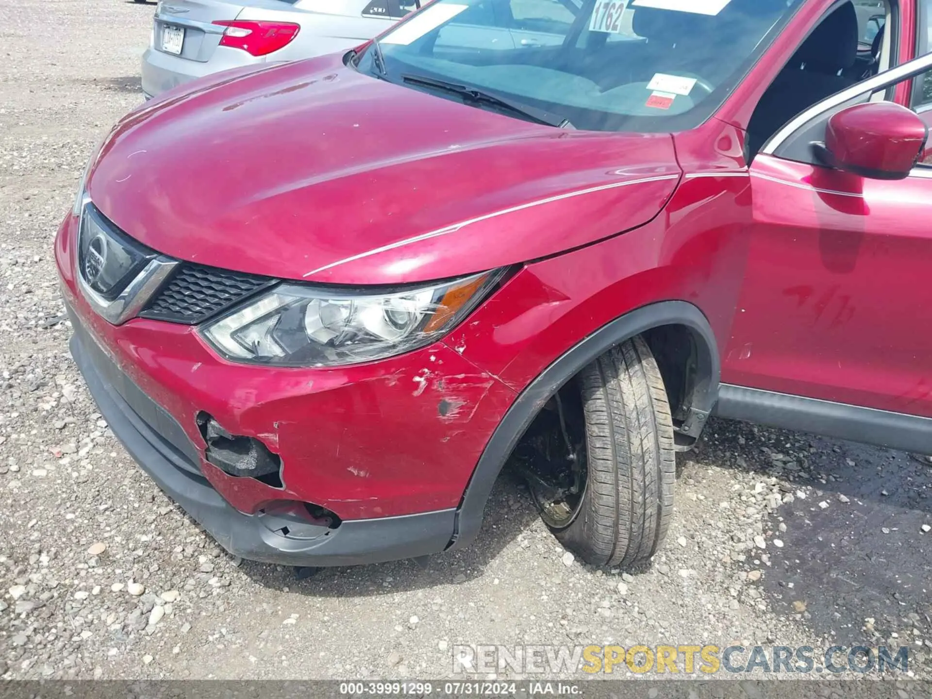 6 fotografías del automóvil dañado JN1BJ1CR7KW321946 NISSAN ROGUE SPORT 2019
