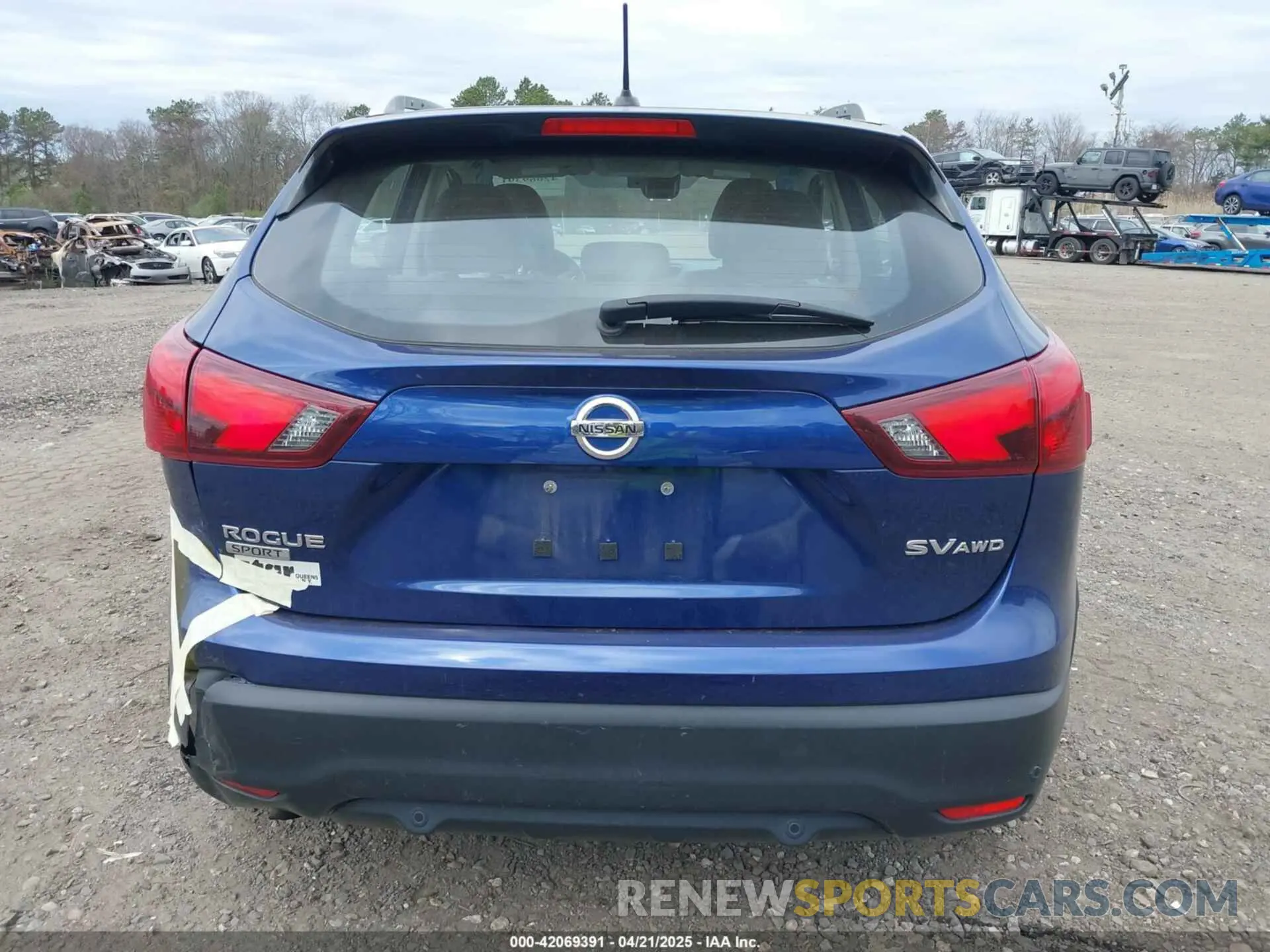 16 fotografías del automóvil dañado JN1BJ1CR7KW325687 NISSAN ROGUE SPORT 2019