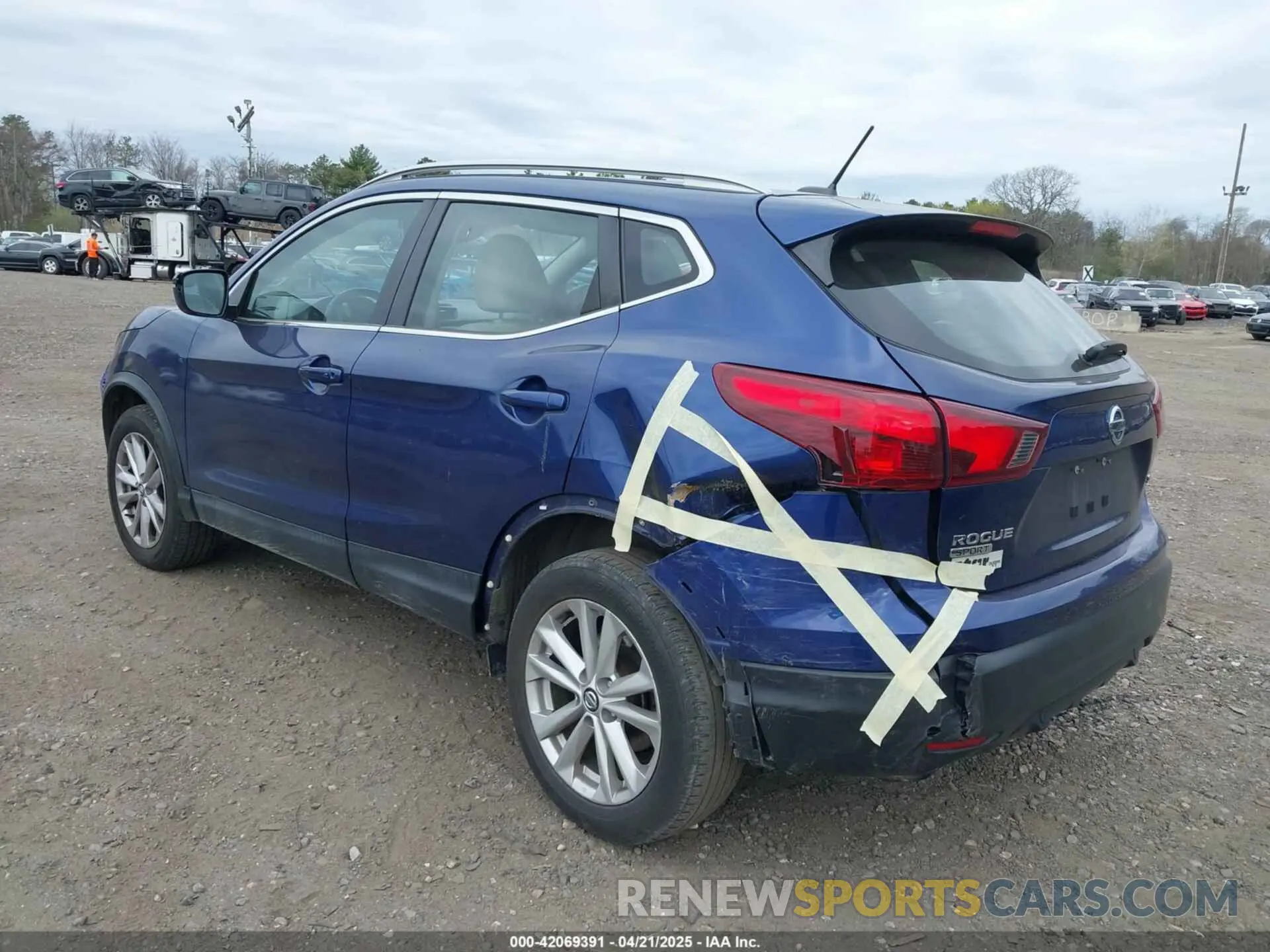 6 fotografías del automóvil dañado JN1BJ1CR7KW325687 NISSAN ROGUE SPORT 2019
