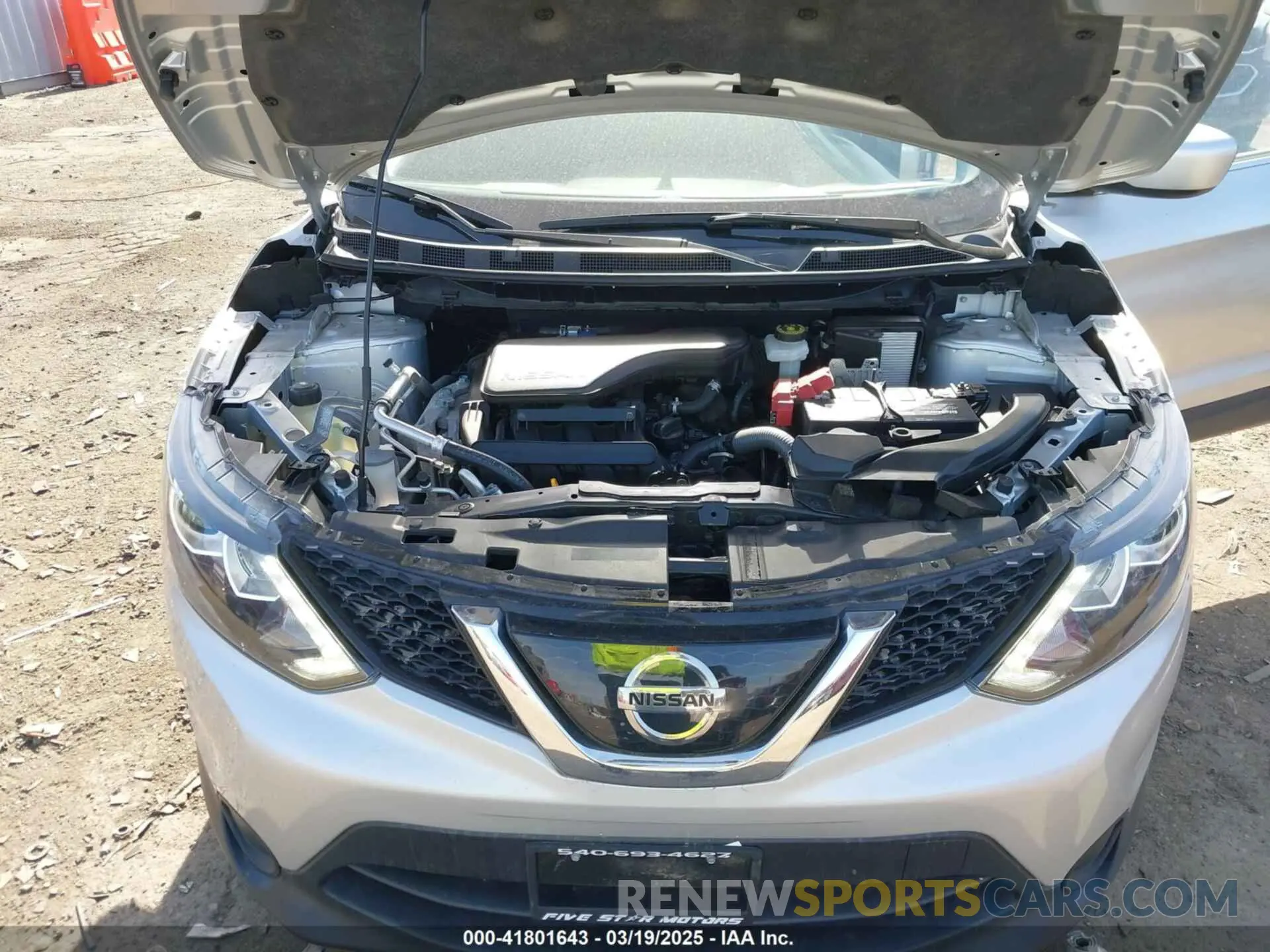 10 fotografías del automóvil dañado JN1BJ1CR7KW333451 NISSAN ROGUE SPORT 2019
