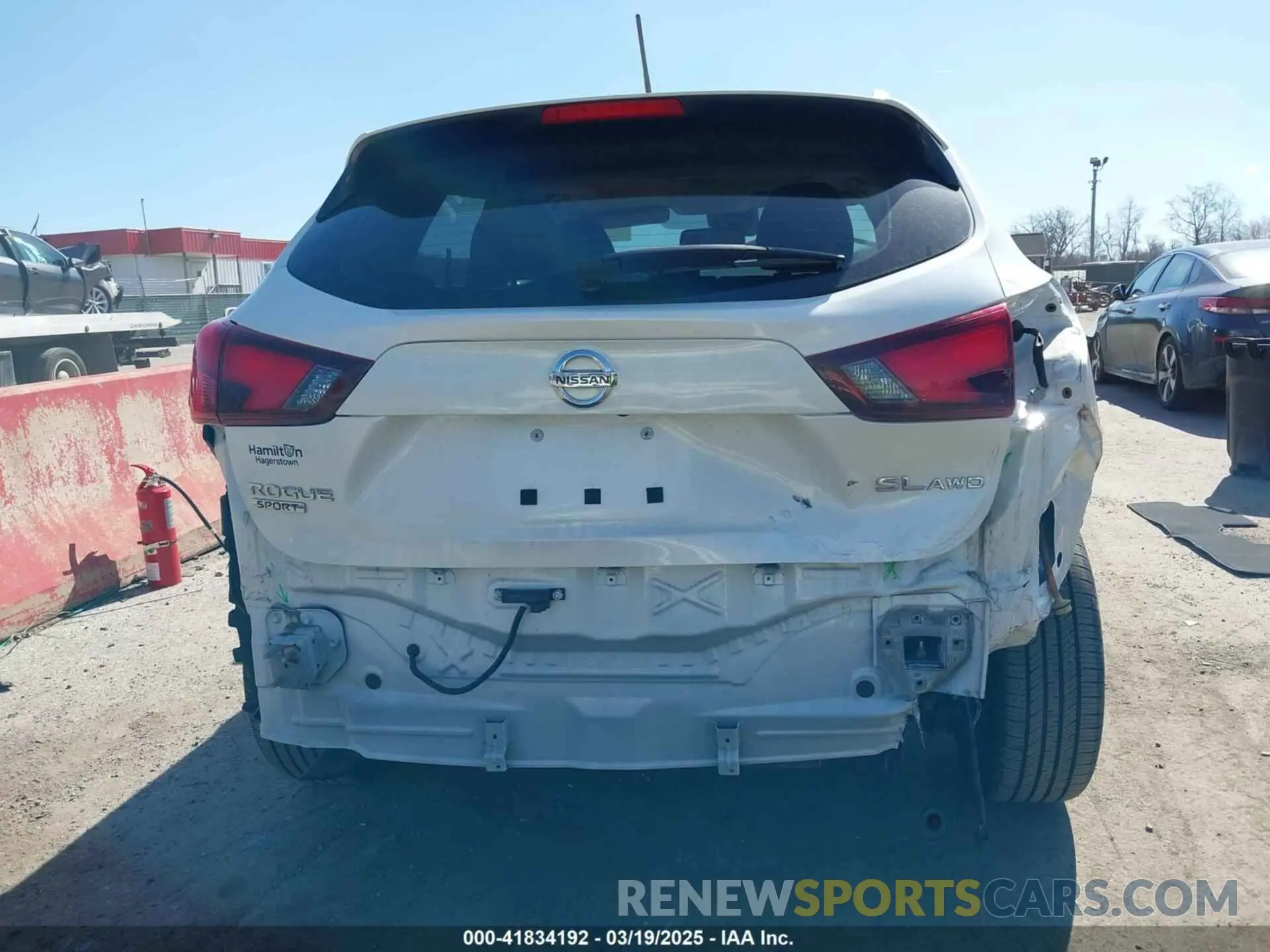 6 fotografías del automóvil dañado JN1BJ1CR9KW631192 NISSAN ROGUE SPORT 2019
