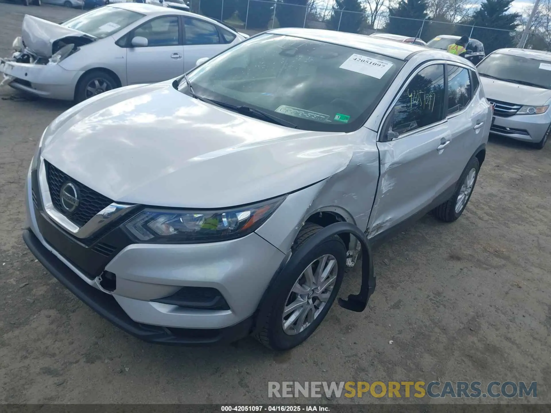 2 fotografías del automóvil dañado JN1BJ1CV3LW252848 NISSAN ROGUE SPORT 2020