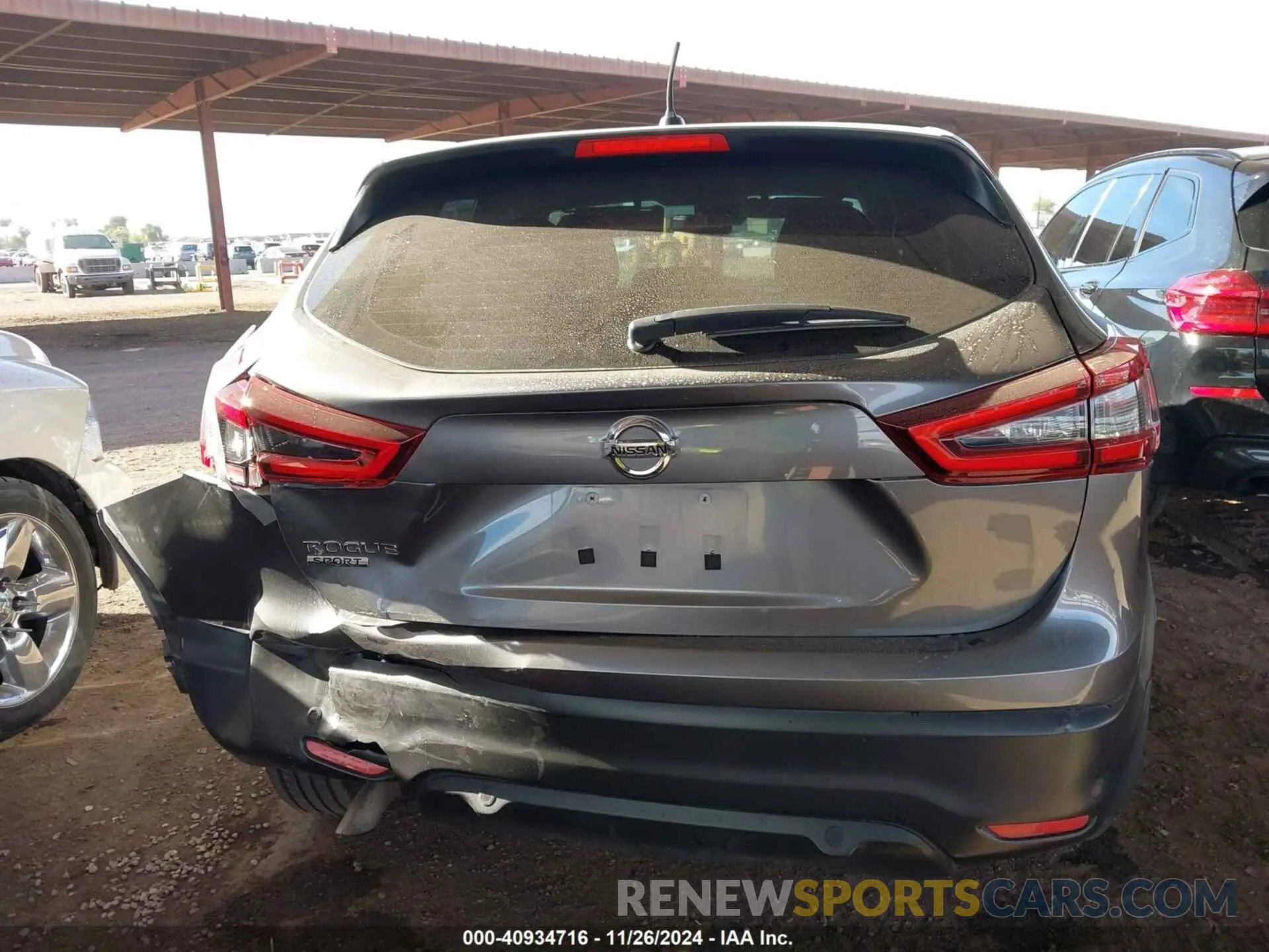 16 fotografías del automóvil dañado JN1BJ1CV4LW276060 NISSAN ROGUE SPORT 2020