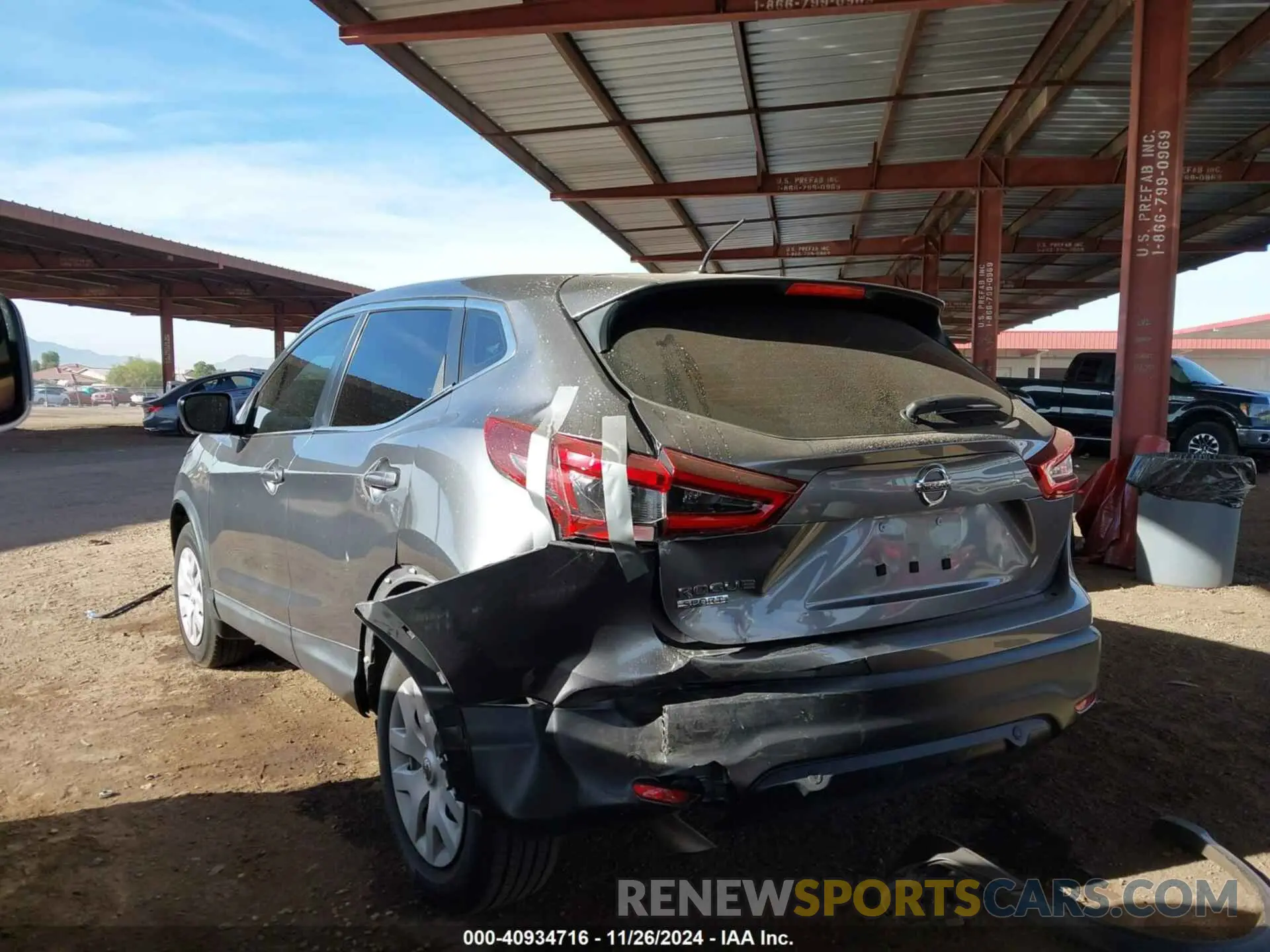3 fotografías del automóvil dañado JN1BJ1CV4LW276060 NISSAN ROGUE SPORT 2020